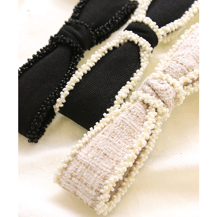 バレッタ リボン ビーズ | VINGTAINE | 詳細画像11 