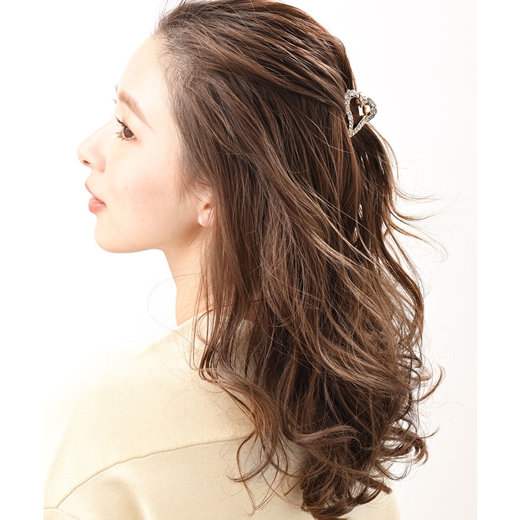ゴールド | バンスクリップ ハート型 ヘアクリップ | VINGTAINE