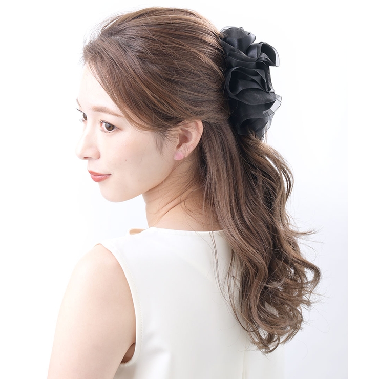 バンスクリップ ヘアクリップ フリル | VINGTAINE | 詳細画像5 