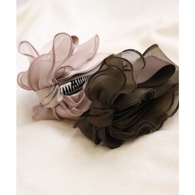 バナナクリップ フリル シフォン | VINGTAINE | 詳細画像21 