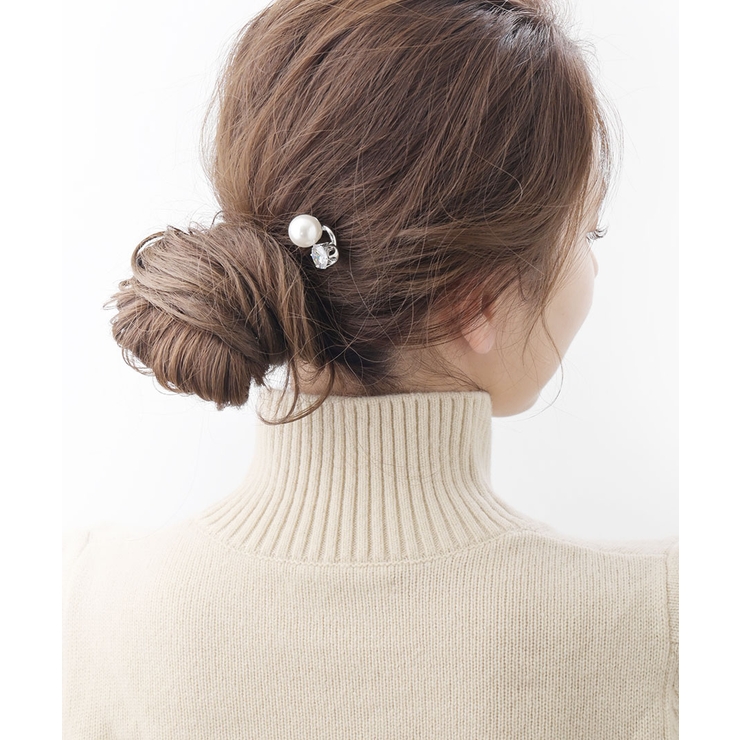 シルバー | コーム U字 パール | VINGTAINE