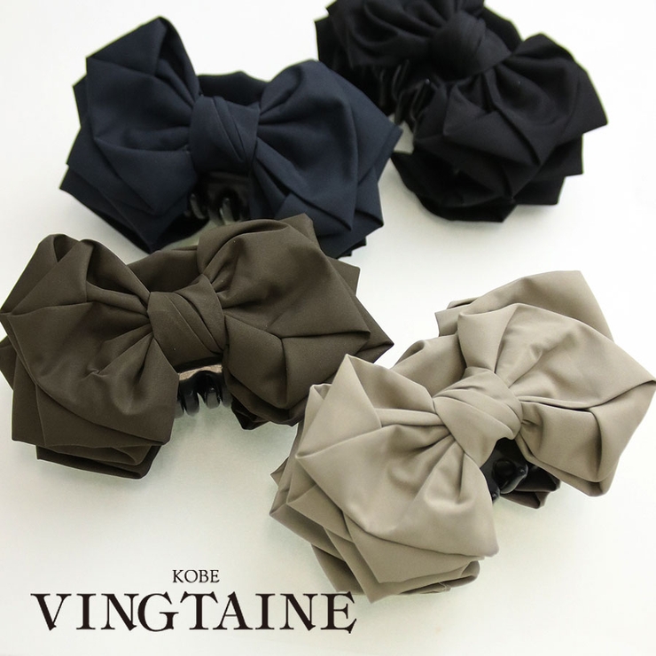 バンスクリップ リボン 上品 | VINGTAINE | 詳細画像1 