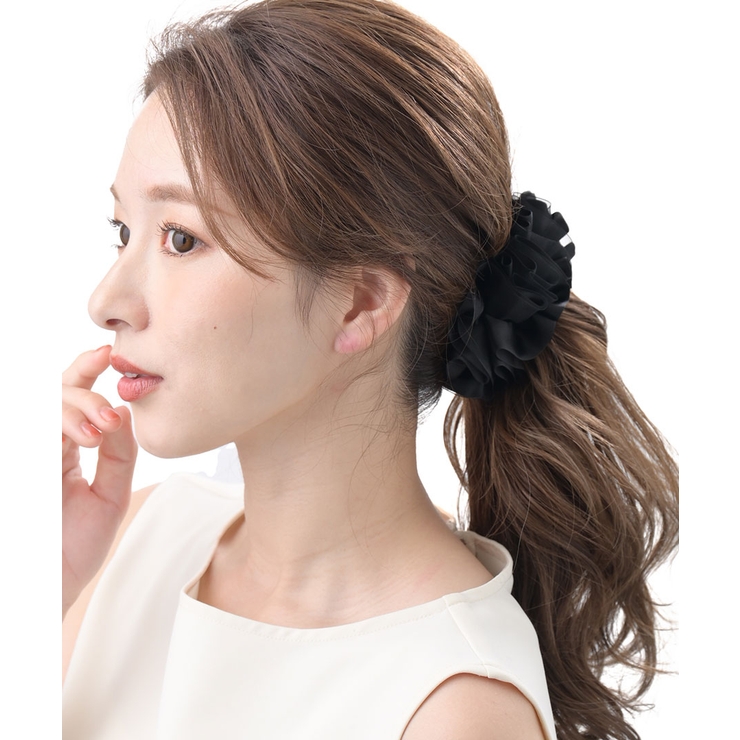 バナナクリップ フリル サテン | VINGTAINE | 詳細画像8 