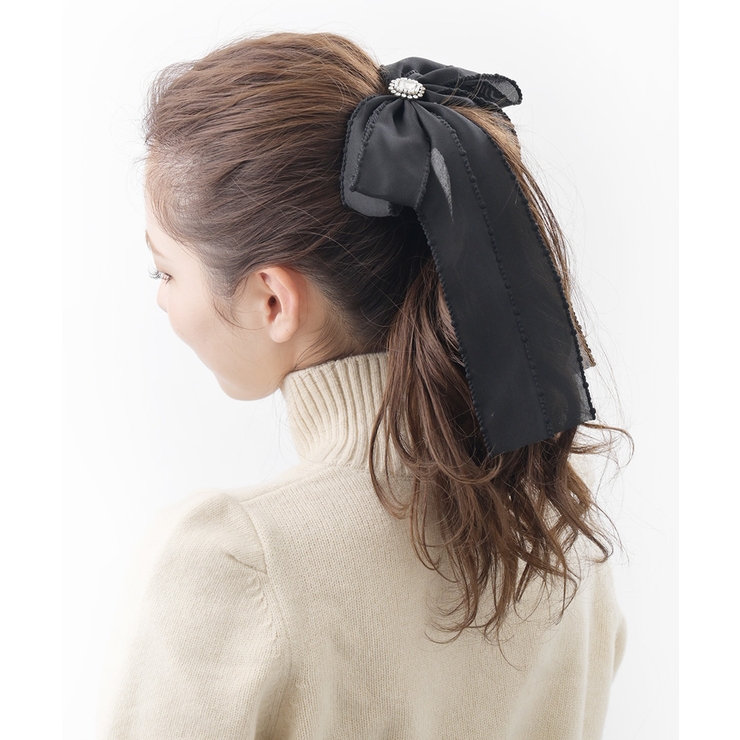 バレッタ ダブルリボン ロング | VINGTAINE | 詳細画像5 