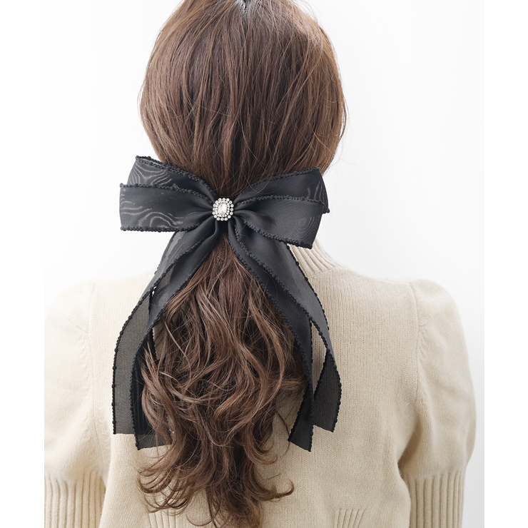 バレッタ ダブルリボン ロング | VINGTAINE | 詳細画像6 