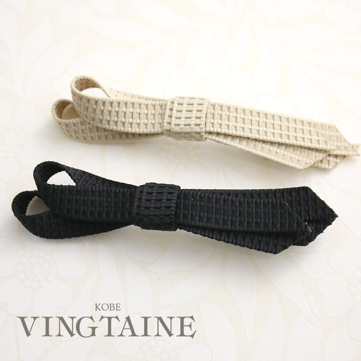 バレッタ ヘアクリップ 格子柄 | VINGTAINE | 詳細画像1 