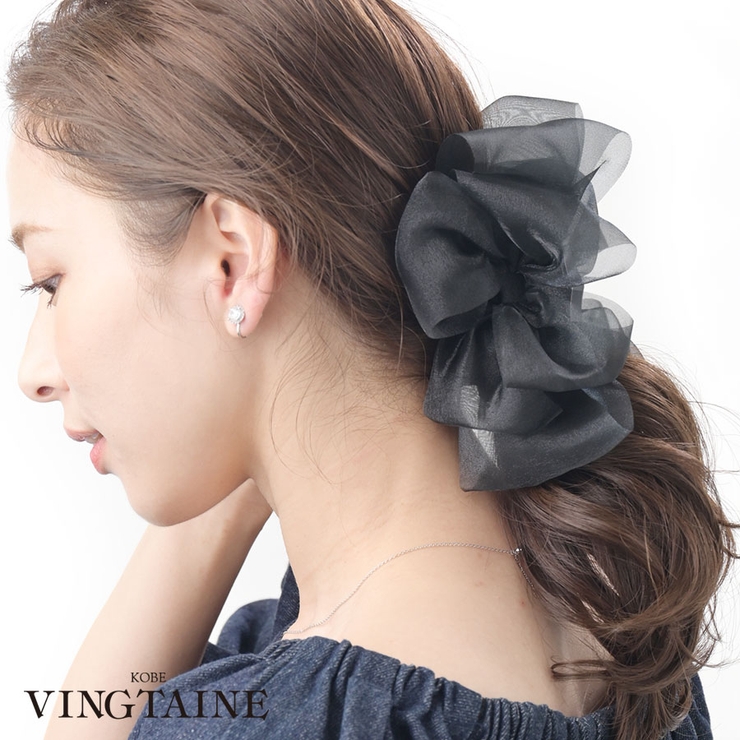 バンスクリップ ヘアクリップ リボン | VINGTAINE | 詳細画像1 