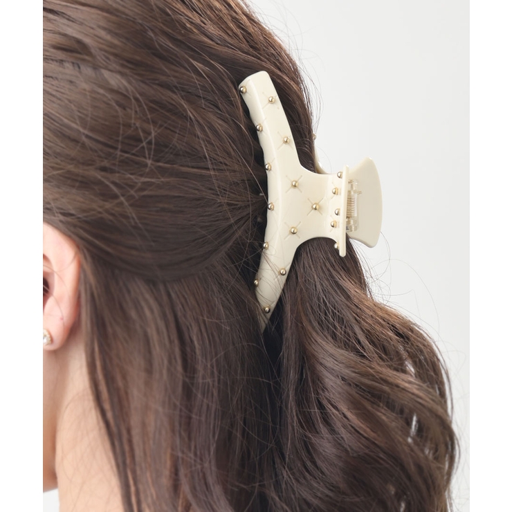 バンスクリップ ヘアクリップ キルティング風 | VINGTAINE | 詳細画像3 