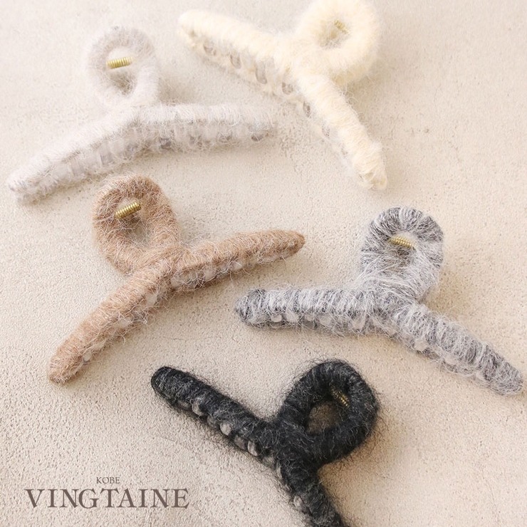 バンスクリップ モヘア 秋冬 | VINGTAINE | 詳細画像1 