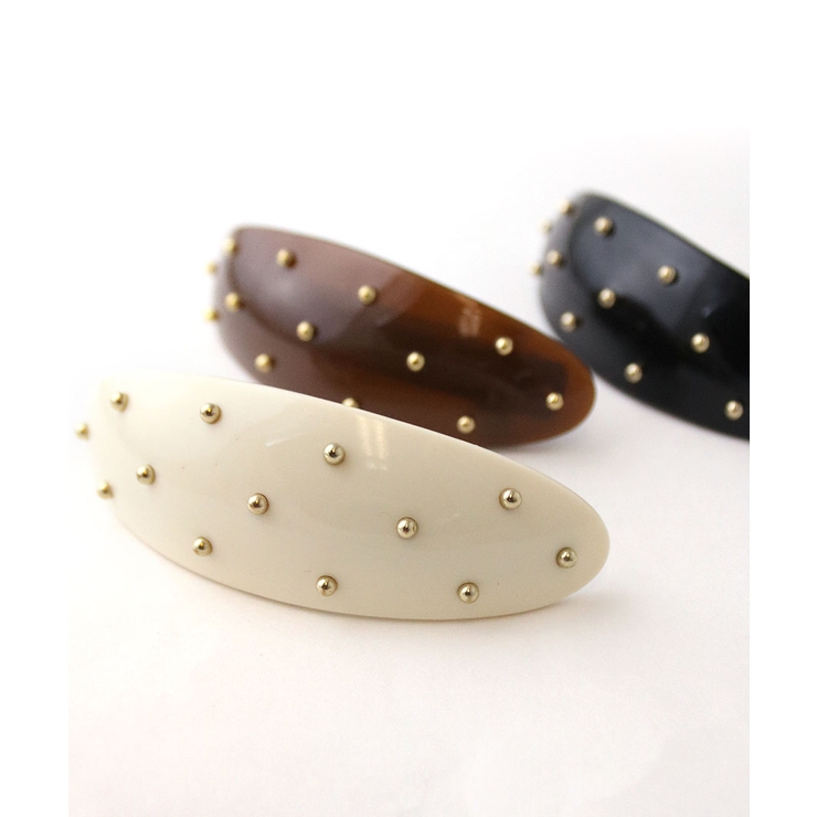 バレッタ ヘアクリップ スタッズ | VINGTAINE | 詳細画像5 