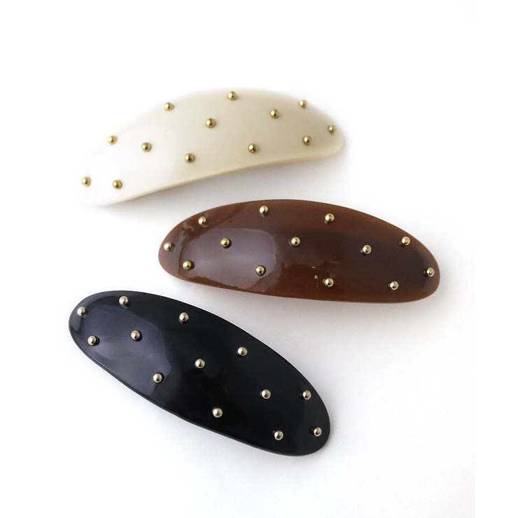 バレッタ ヘアクリップ スタッズ | VINGTAINE | 詳細画像6 