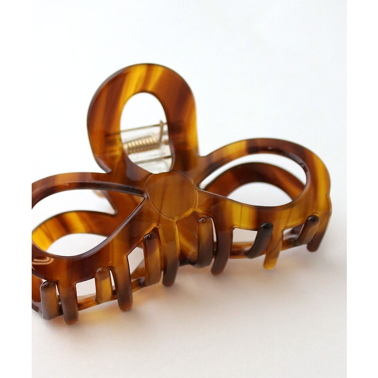 バンスクリップ べっ甲風 リボン | VINGTAINE | 詳細画像6 