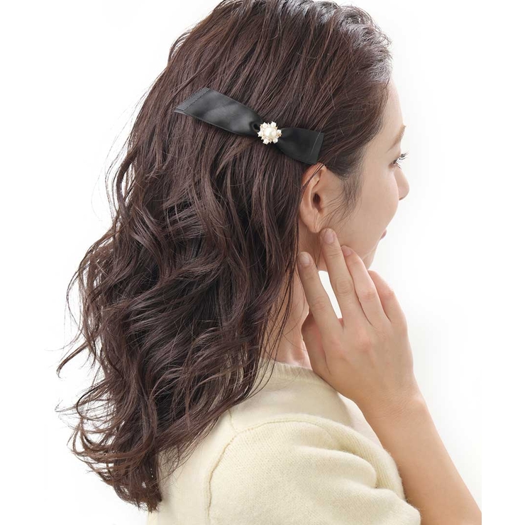 バレッタ リボン ビジュー | VINGTAINE | 詳細画像2 