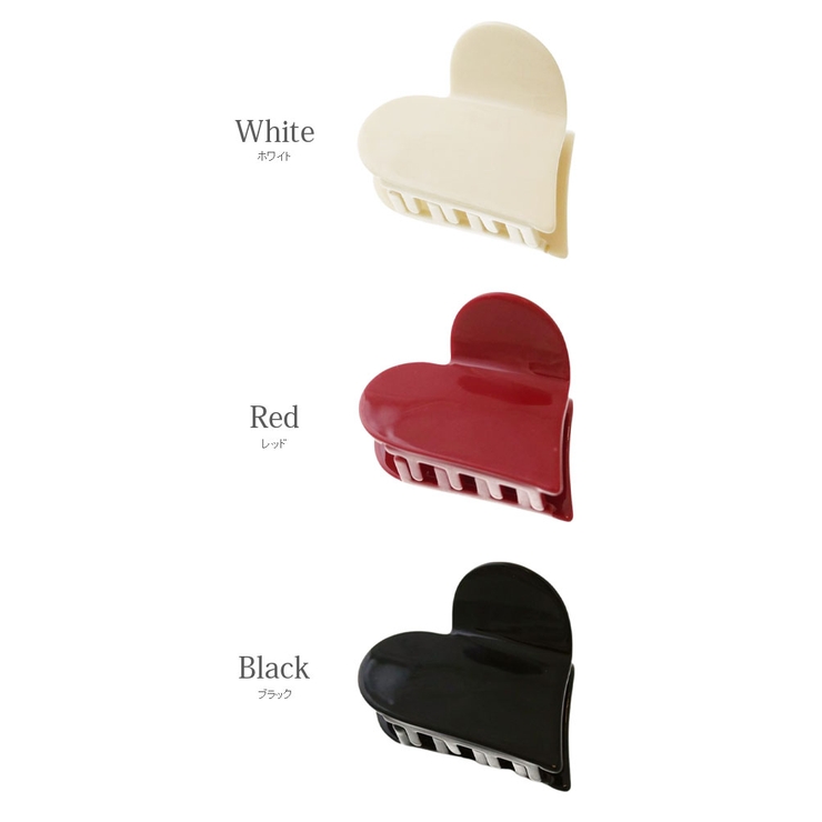 バンスクリップ ハート エナメル調 | VINGTAINE | 詳細画像7 