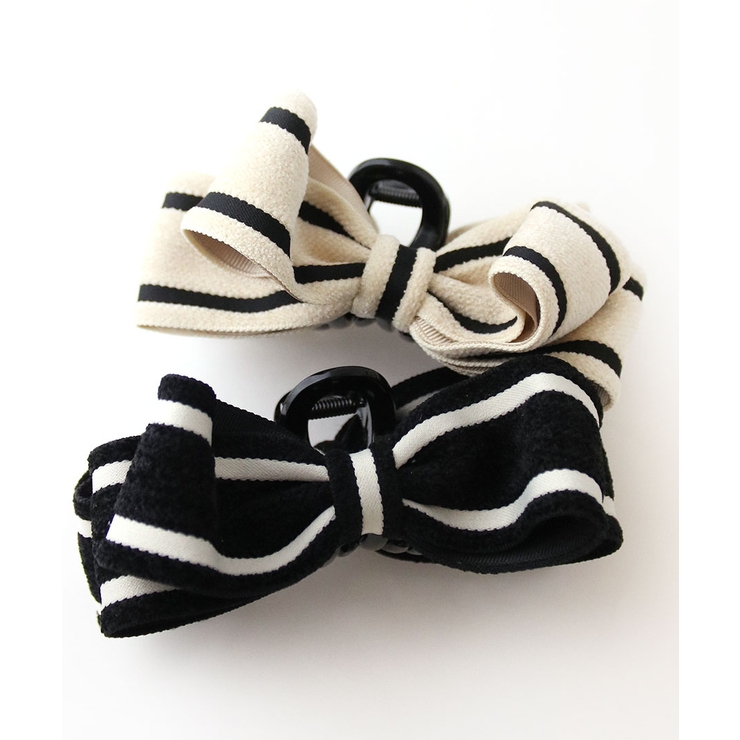 バンスクリップ バイカラー リボン | VINGTAINE | 詳細画像8 