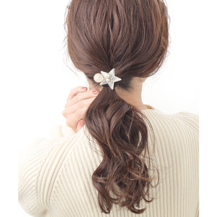 シルバー | ヘアクリップ スター ビジュー | VINGTAINE