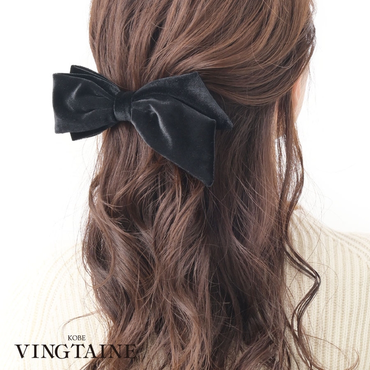 バレッタ ヘアクリップ アシンメトリー | VINGTAINE | 詳細画像1 