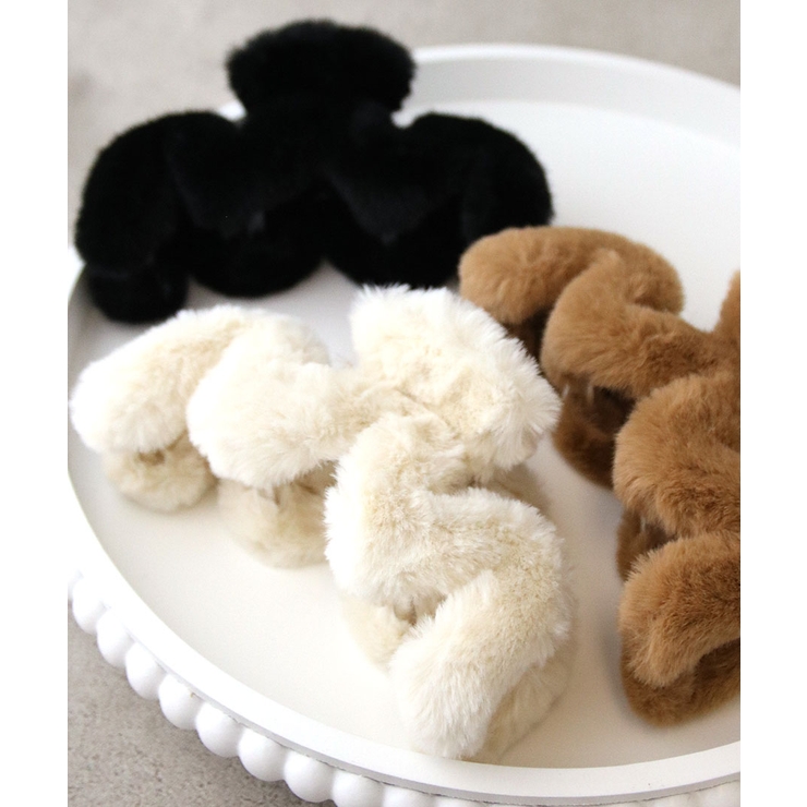 イタリア製　ミンクファークリップ イタリア製 ミンクファークリップ