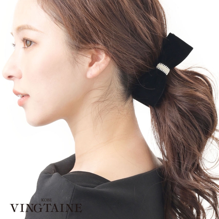 バナナクリップ ヘアクリップ リボン | VINGTAINE | 詳細画像1 