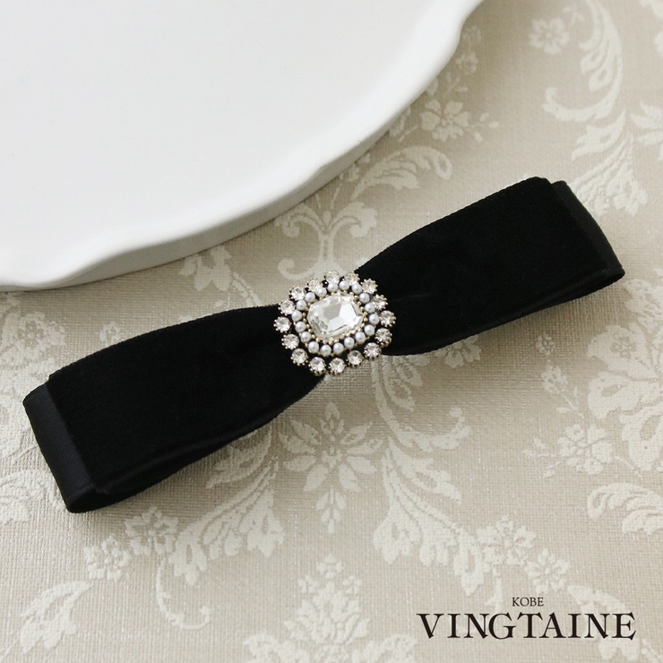 バレッタ ヘアクリップ リボン | VINGTAINE | 詳細画像1 