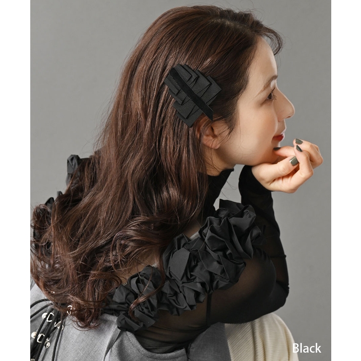 パッチン留め ヘアクリップ グログラン | VINGTAINE | 詳細画像10 