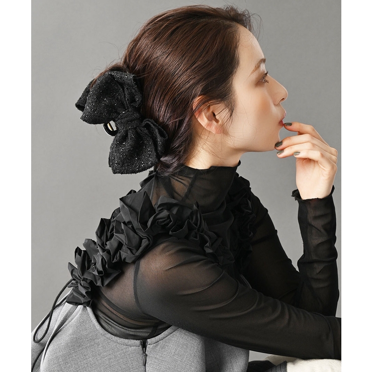 バンスクリップ ヘアクリップ ビッグリボン | VINGTAINE | 詳細画像5 