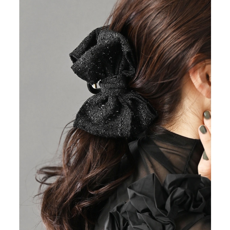 バンスクリップ ヘアクリップ ビッグリボン | VINGTAINE | 詳細画像6 