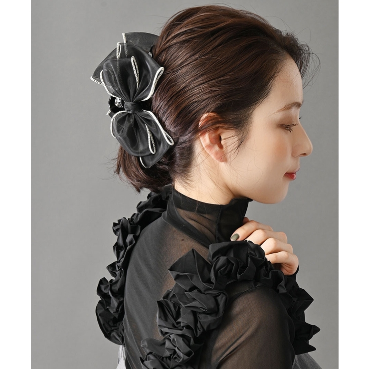 バンスクリップ パイピング ビッグリボン | VINGTAINE | 詳細画像6 