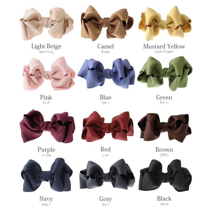 バレッタ リボン グログラン | VINGTAINE | 詳細画像7 