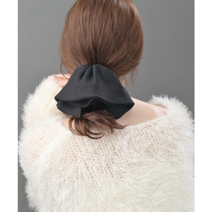 ワンカラー | シフォンヘアクリップ シンプル バンスクリップ | VINGTAINE