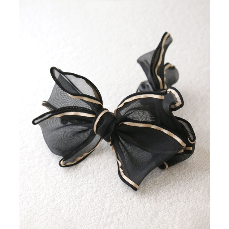 オーガンジー リボンバナナクリップ 大ぶり | VINGTAINE | 詳細画像5 