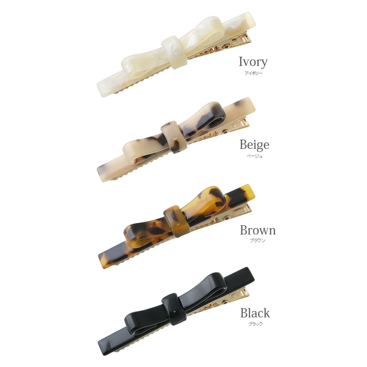 リボン ヘアクリップ ヘアアクセ | VINGTAINE | 詳細画像17 