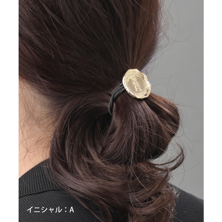 イニシャル アルファベット ヘアゴム | VINGTAINE | 詳細画像2 