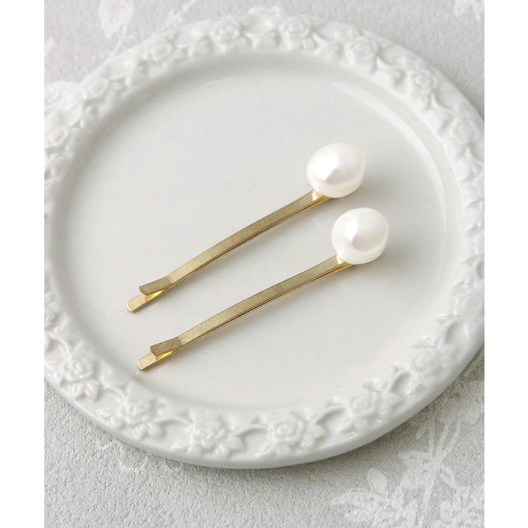 淡水パール ヘアピン 2本セット | VINGTAINE | 詳細画像6 