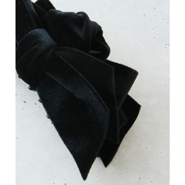 バンスクリップ ベロアリボン ヘアアクセ | VINGTAINE | 詳細画像9 