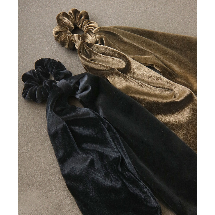 ベロア ロングリボン シュシュ | VINGTAINE | 詳細画像6 