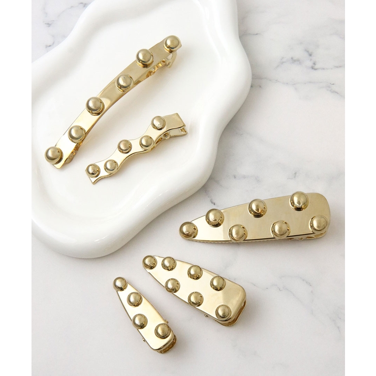 メタルドット ヘアクリップ ウェーブ | VINGTAINE | 詳細画像6 