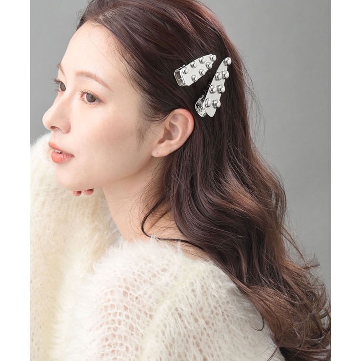 メタルドット ヘアクリップ Mサイズ | VINGTAINE | 詳細画像4 