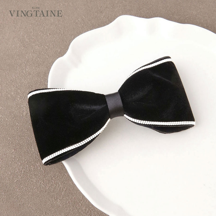 バレッタ ベルベット リボン | VINGTAINE | 詳細画像1 