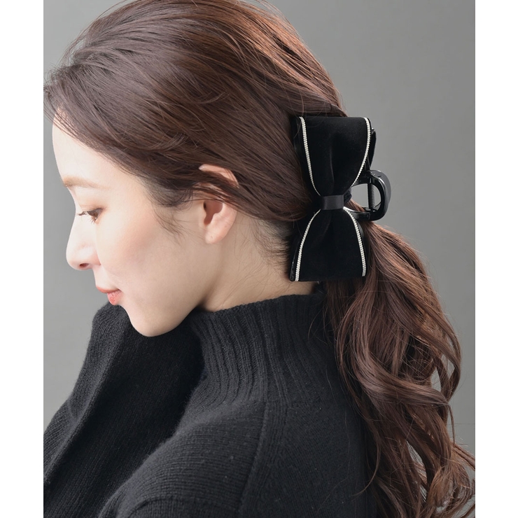 バレッタ ベルベット リボン | VINGTAINE | 詳細画像3 