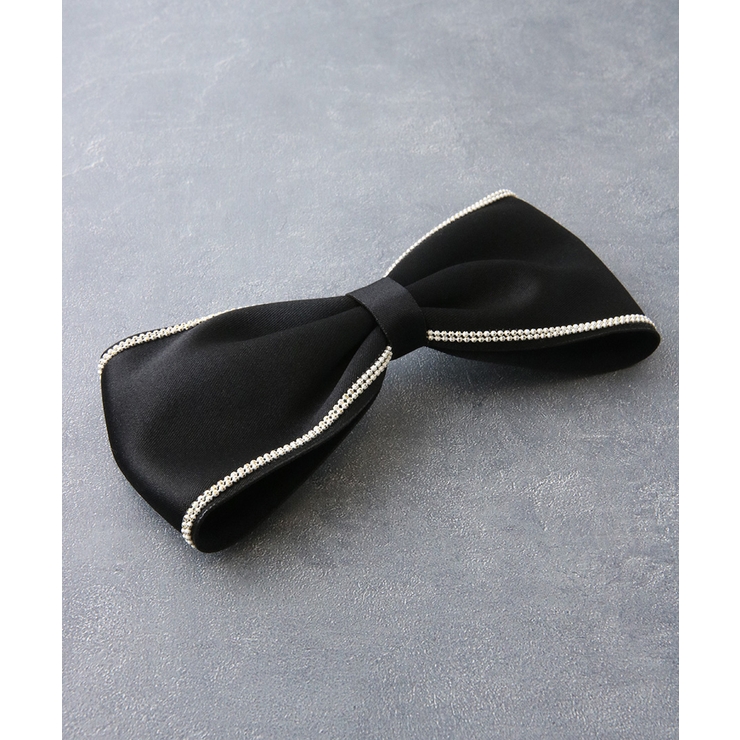 サテンリボン バレッタ メタリックライン | VINGTAINE | 詳細画像2 