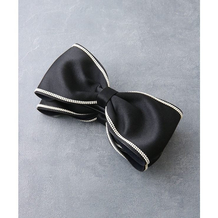 サテンリボン バナナクリップ メタリックライン | VINGTAINE | 詳細画像2 