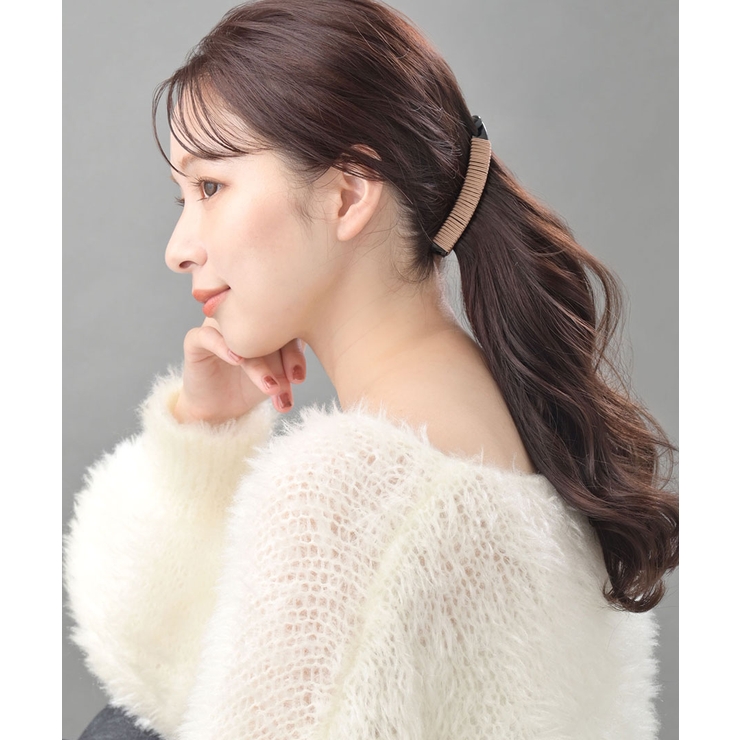 ベージュ | シンプルバナナクリップ スリム コードラップ | VINGTAINE