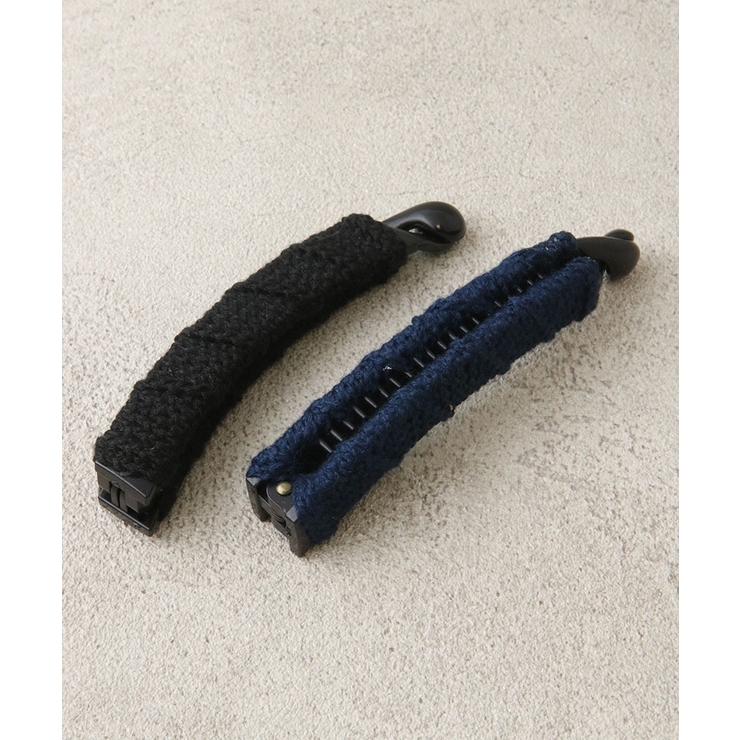 編みデザインバナナクリップ スリム シンプル | VINGTAINE | 詳細画像4 