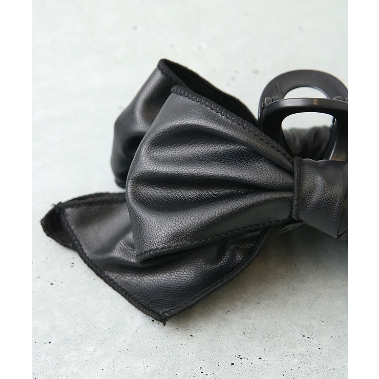 バンスクリップ リボン フェイクレザー | VINGTAINE | 詳細画像5 