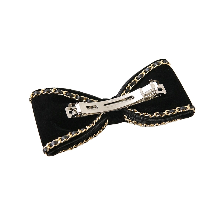 ベルベット ゴールドチェーン リボン | VINGTAINE | 詳細画像7 