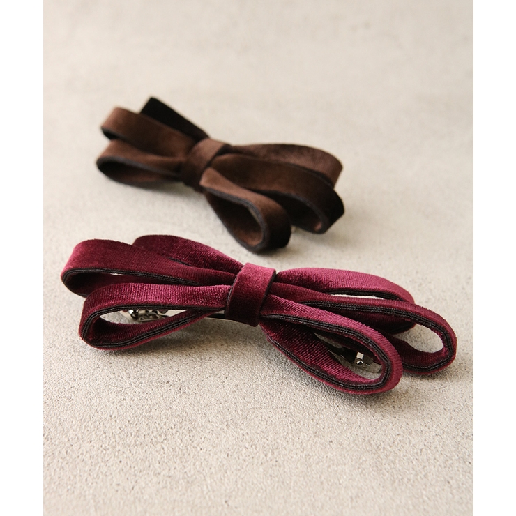 ベルベット リボン バレッタ | VINGTAINE | 詳細画像8 