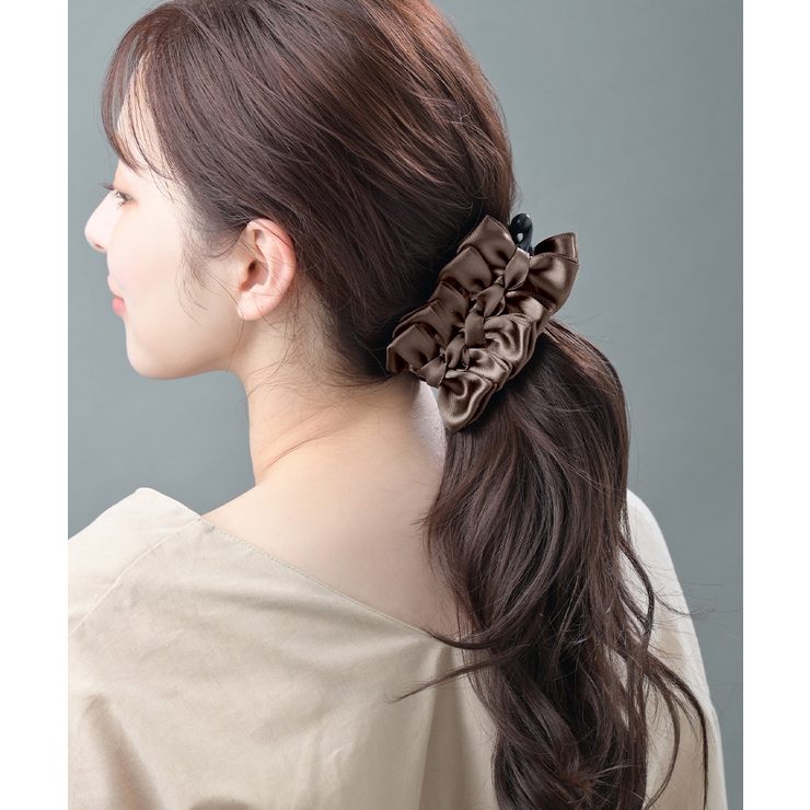 サテンリボン バナナクリップ 上品 | VINGTAINE | 詳細画像2 