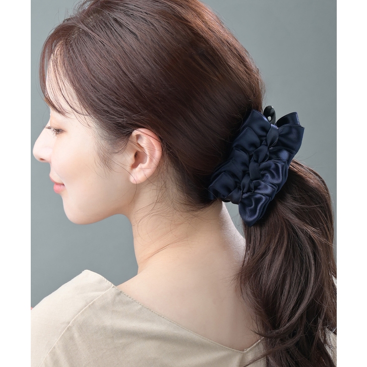サテンリボン バナナクリップ 上品 | VINGTAINE | 詳細画像4 