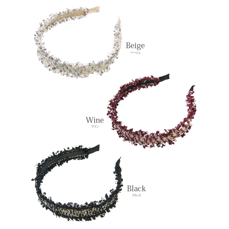 ツイード カチューシャ レディース | VINGTAINE | 詳細画像13 